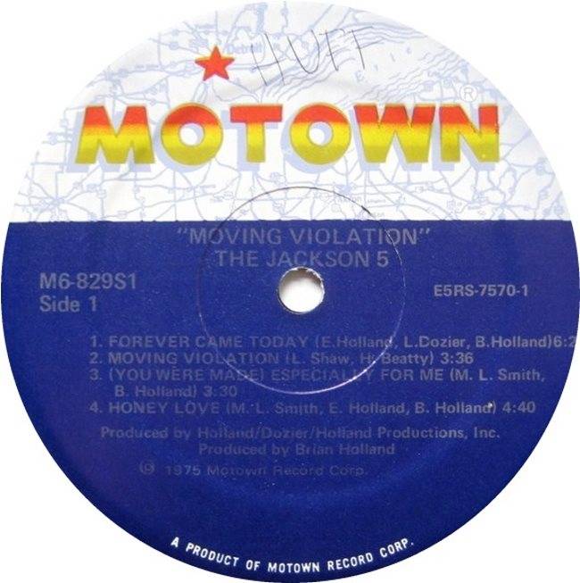 The Jackson 5 Moving Violation : LP Label A CD Covers Cover Century